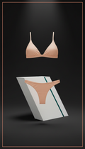 Peach Glow Minimal Triangle Set